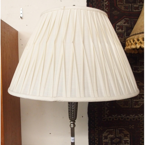 112 - A lot of three assorted 20th century standard lamps (3)