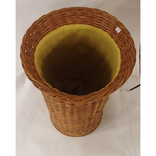 127 - A mid 20th century wicker 