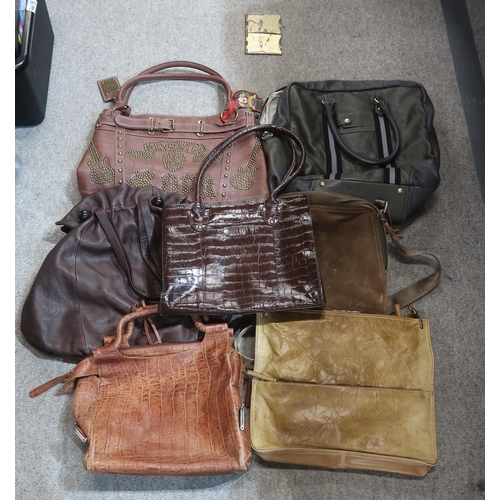 213 - Assorted ladies handbags including Diesel, Whistles and Saville Row Company and others