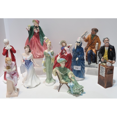 272 - Ten Royal Doulton figures 