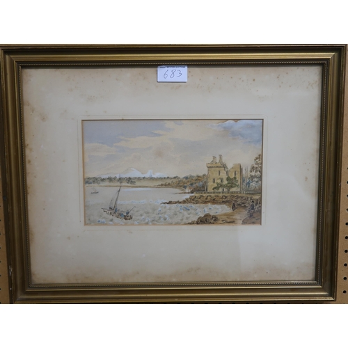 683 - SANDERSON O'NEILL Skye, signed, gouache, 15 x 20cm, GEORGE MCMILLAN, JAMES GARDEN LAING,and two... 