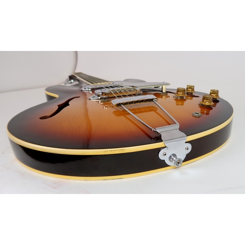 464A - GIBSON Flatline ES-330 hollow body electric guitar circa 1966 with original fitted case