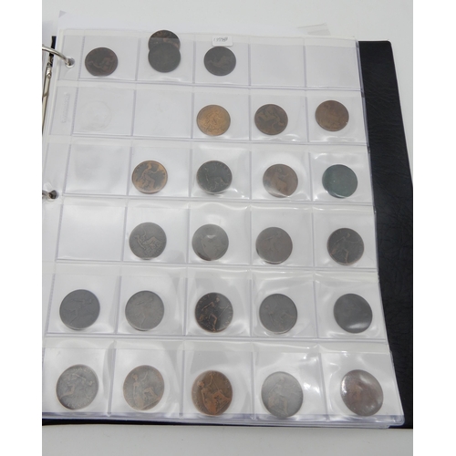 368 - BRITISH COINAGE  a lot comprising Victorian farthings to include amongst numerous other years 1840, ... 