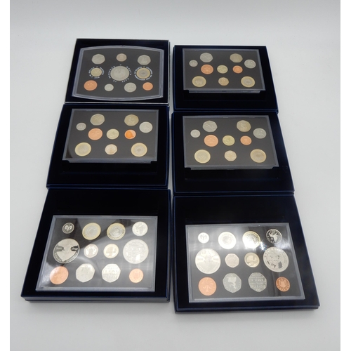 375 - ROYAL MINT proof coin sets with the millennium year 2000 through to the 2nd decade (33)