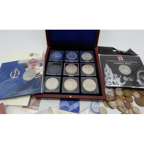 375C - A lot various worldwide coins and commemorative coins