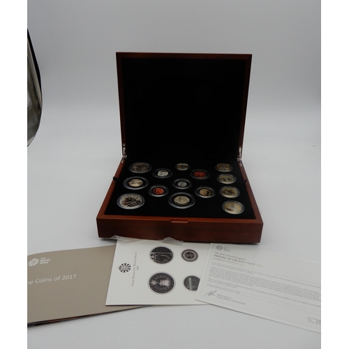 379B - *WITHDRAWN*  THE ROYAL MINT  The 2017 United Kingdom Premium Proof Coin Set