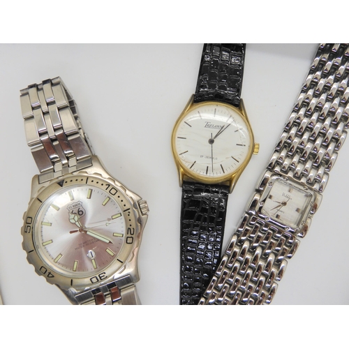 648B - A collection of Gents fashion watches to include Limit, Rotary, Aviator etc