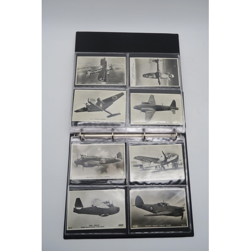 401 - Four albums of aviation postcards, including a 1911 