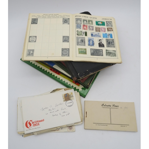 408 - STAMPSVarious albums, containing a wide variety of British and international stamps, together with a... 