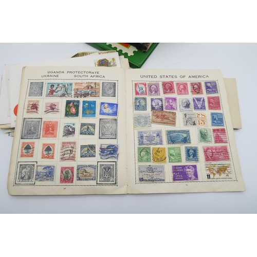 408 - STAMPSVarious albums, containing a wide variety of British and international stamps, together with a... 