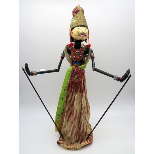 424A - An Indonesian Wayang Golek rod puppet