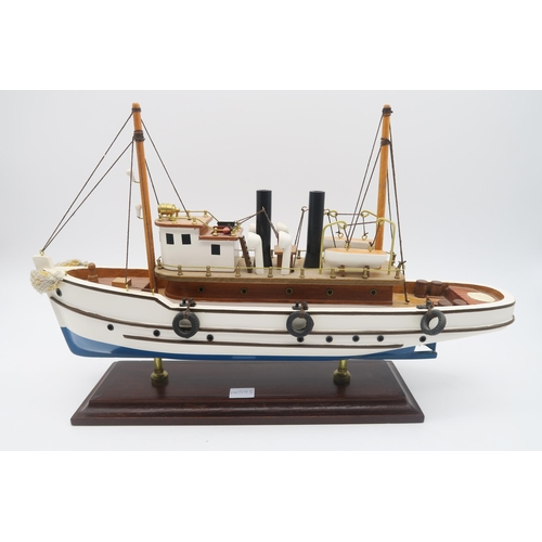 426 - A wooden steamboat model