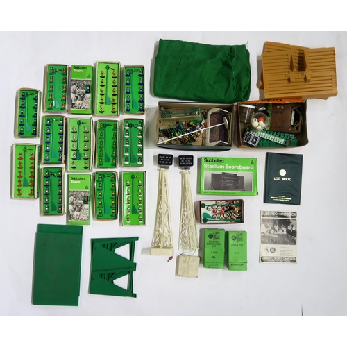 459C - A large quantity of boxed and loose Subbuteo components, including a good range of internal and dome... 