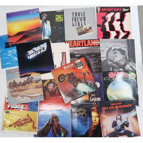 461A - VINYL RECORDS, rock and pop, two boxes of good vinyl LP records with The Beat, Bronski Beat, Fairgro... 