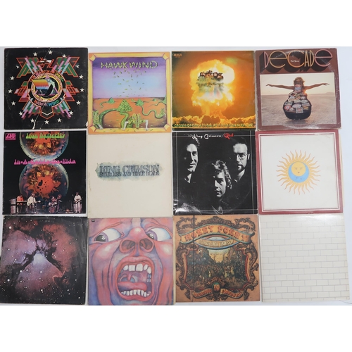 461C - VINYL RECORDS prog rock and rock and pop, a good lot of records with Hawkwind, The Who, Cheap Thrill... 