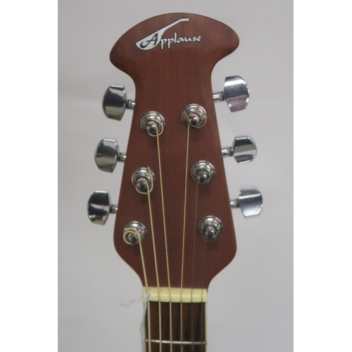 465A - OVATION APPLAUSE  electro acoustic guitar in dark sun burst, model AE 28M-1 serial number 3713583