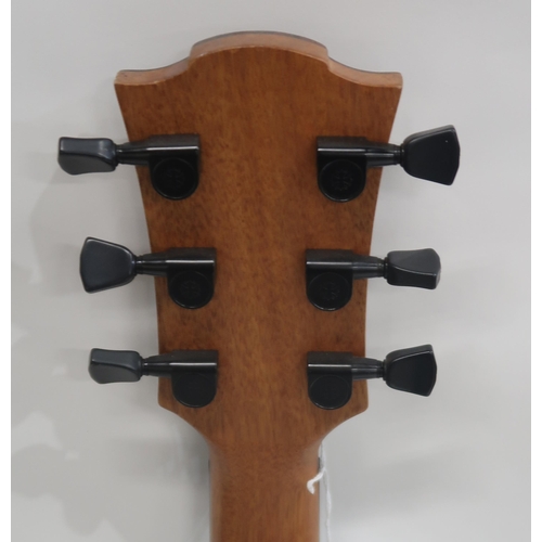 465B - STUDIO LAG Folk and Rock Chic, Tramontane electro acoustic guitar serial number GLA T111DCE-G