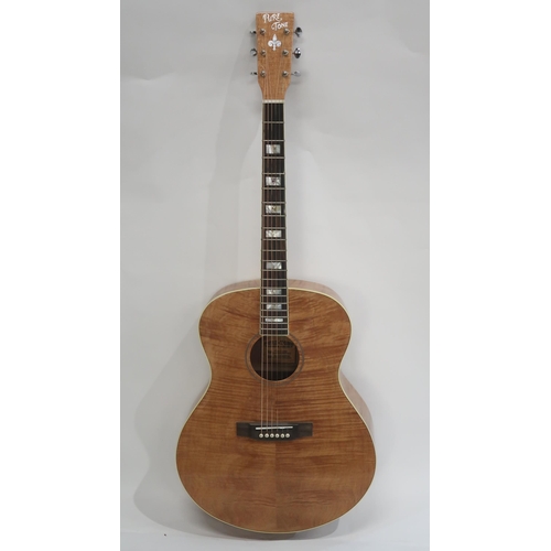 469 - PURE TONE TENNESSEE E electro acoustic guitar PTN 101299 with soft gig bag.