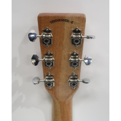 469 - PURE TONE TENNESSEE E electro acoustic guitar PTN 101299 with soft gig bag.
