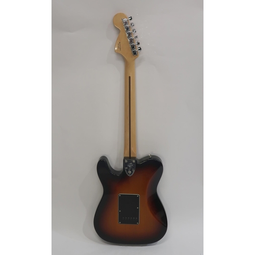 470 - FENDER TELECASTER DELUXE in dark burst with tremolo serial number MZ 9538444 and hard case