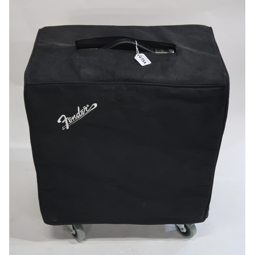 473A - FENDER JAZZ KING guitar amplifier with three button foot switch and canvas Fender amplifier cover, k... 