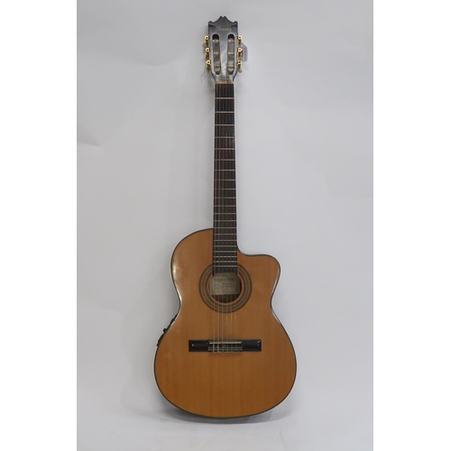 482 - IBANEZ  electro acoustic thin body with jazz cut away