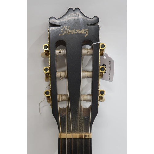 482 - IBANEZ  electro acoustic thin body with jazz cut away