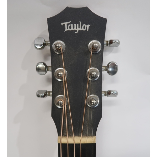 483 - TAYLOR baby acoustic guitar model BT2E with Taylor soft case