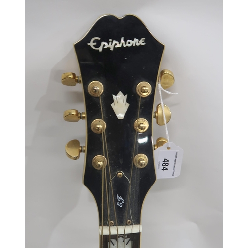 484 - EPIPHONE EJ 200/VS acoustic guitar serial number 0812231970