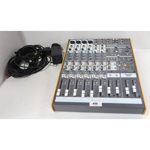 496 - TAPCO MIX220 FX ultra-compact 8-channel audio mixer with effects