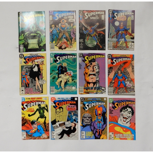 460A - A collection of comics including Marvel Super Heroes Secret Wars 8 (Origin of Spider-man's black cos... 