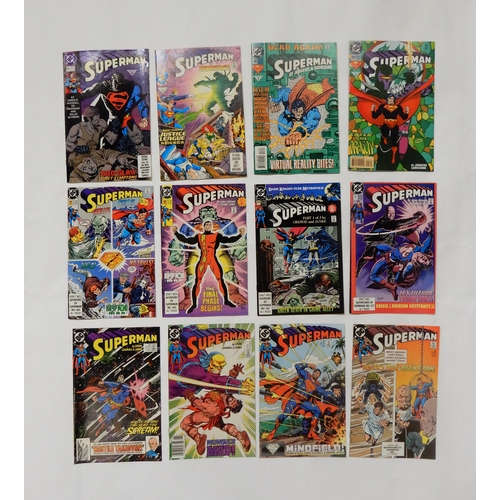 460A - A collection of comics including Marvel Super Heroes Secret Wars 8 (Origin of Spider-man's black cos... 