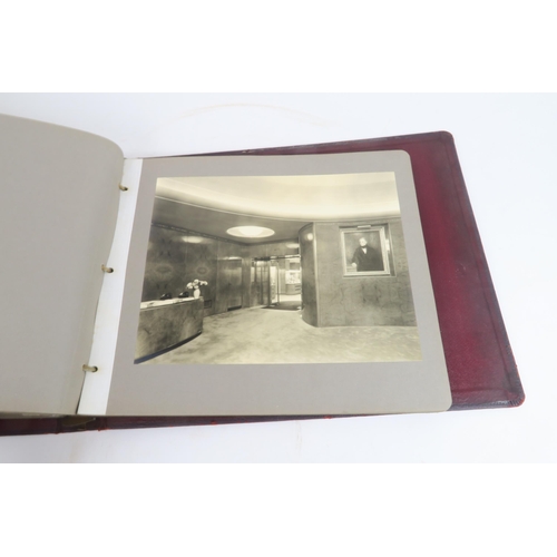 2623 - FREDERICK SAGE & Co. Ltd., THREE ALBUMSMaroon leather-bound, containing photographic views of th... 