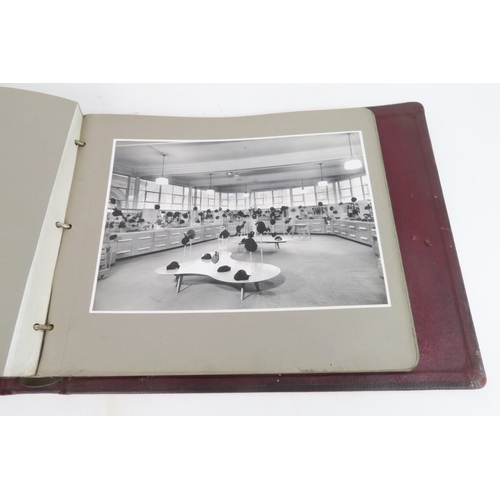 2623 - FREDERICK SAGE & Co. Ltd., THREE ALBUMSMaroon leather-bound, containing photographic views of th... 