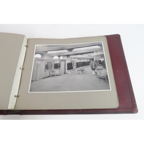 2623 - FREDERICK SAGE & Co. Ltd., THREE ALBUMSMaroon leather-bound, containing photographic views of th... 