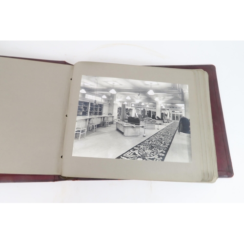 2623 - FREDERICK SAGE & Co. Ltd., THREE ALBUMSMaroon leather-bound, containing photographic views of th... 