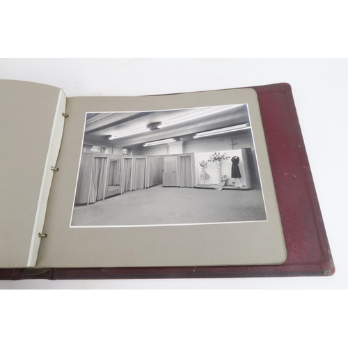 2623 - FREDERICK SAGE & Co. Ltd., THREE ALBUMSMaroon leather-bound, containing photographic views of th... 