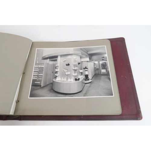 2623 - FREDERICK SAGE & Co. Ltd., THREE ALBUMSMaroon leather-bound, containing photographic views of th... 