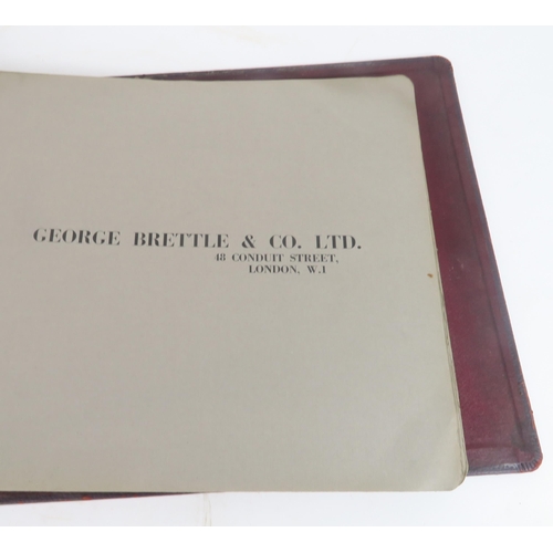 2623 - FREDERICK SAGE & Co. Ltd., THREE ALBUMSMaroon leather-bound, containing photographic views of th... 