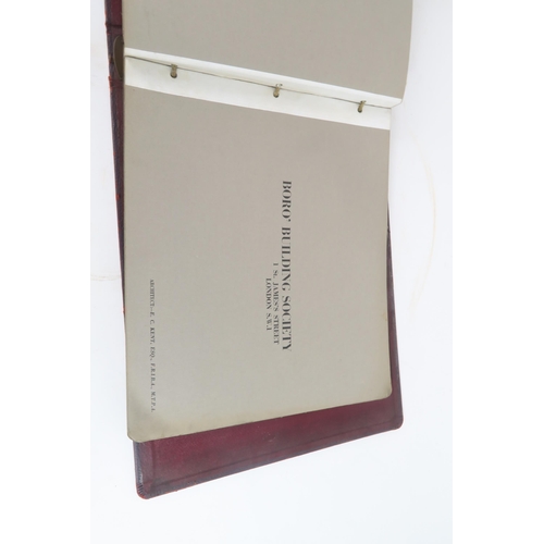 2623 - FREDERICK SAGE & Co. Ltd., THREE ALBUMSMaroon leather-bound, containing photographic views of th... 