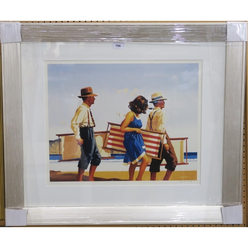 706 - JACK VETTRIANO (SCOTTISH b.1951)SWEET BIRDS OF YOUTHPrint multiple, signed lower right, numbered (25... 