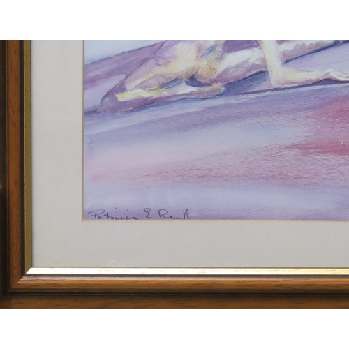 717 - PATRICIA E REITH (SCOTTISH) BALLERINA Watercolour, signed lower left, 28 x 20cm... 