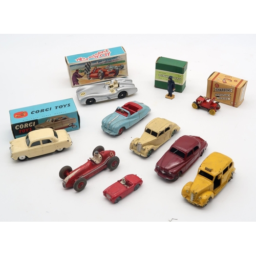 397 - Assorted boxed and loose toy vehicles, to include a Crescent Toys No. 1284 Mercedes-Benz 2.5 Litre, ... 