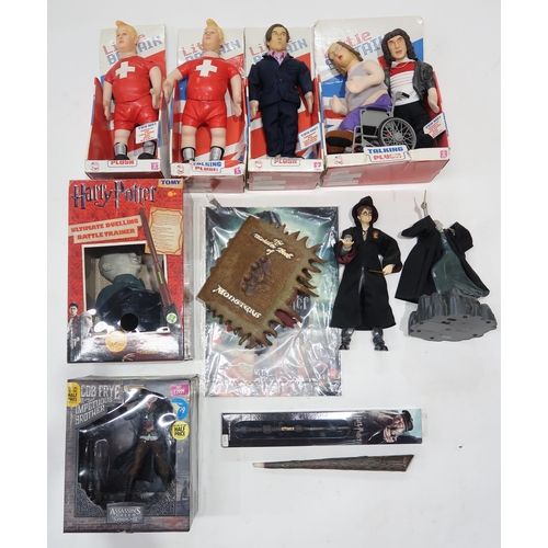 428 - Collectable figures, comprising Little Britain, Harry Potter and Assassin's Creed examples (2 boxes)