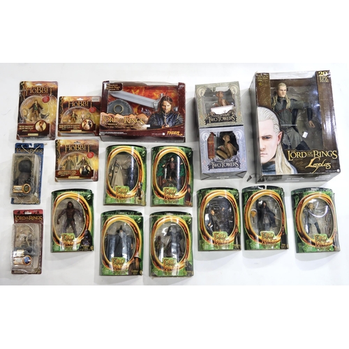 433 - A collection of Lord of the Rings boxed action figures of varying scale