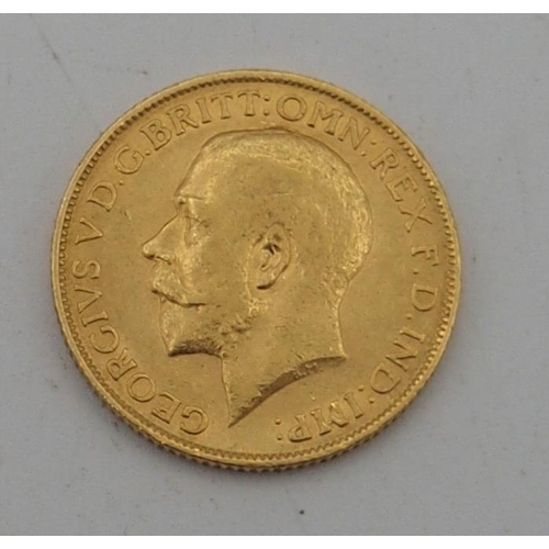 344 - SOVEREIGN COIN George V 1912 8 grams