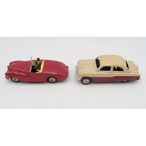 394 - DINKY TOYSA 101 Sunbeam Alpine Sports and a 164 Vauxhall Cresta Saloon, both boxed, together with a ... 