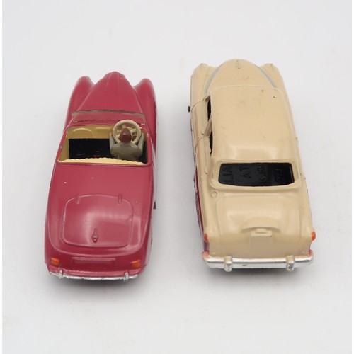 394 - DINKY TOYSA 101 Sunbeam Alpine Sports and a 164 Vauxhall Cresta Saloon, both boxed, together with a ... 