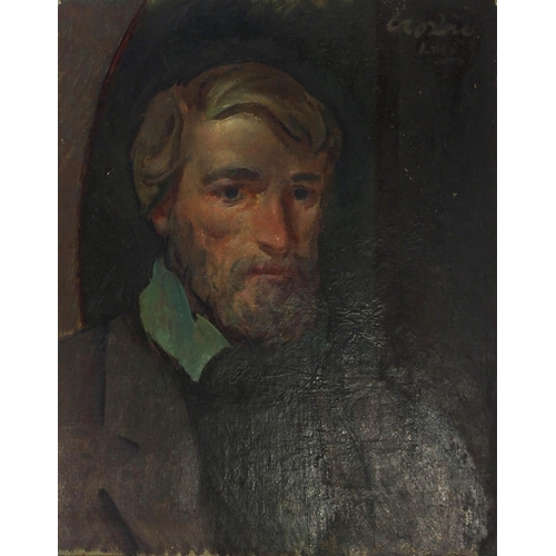 902 - WILLIAM CROSBIE RSA RGI (1915-1999)SELF PORTRAIT 1969Oil on board, signed upper right, 51 x 41cm&nbs... 