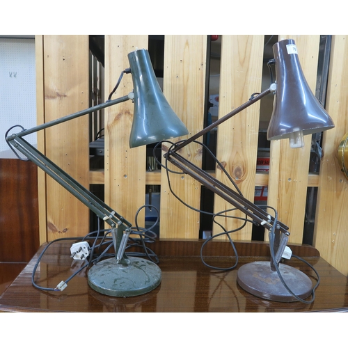 70 - A lot of two mid 20th century Anglepoise lamps (2)